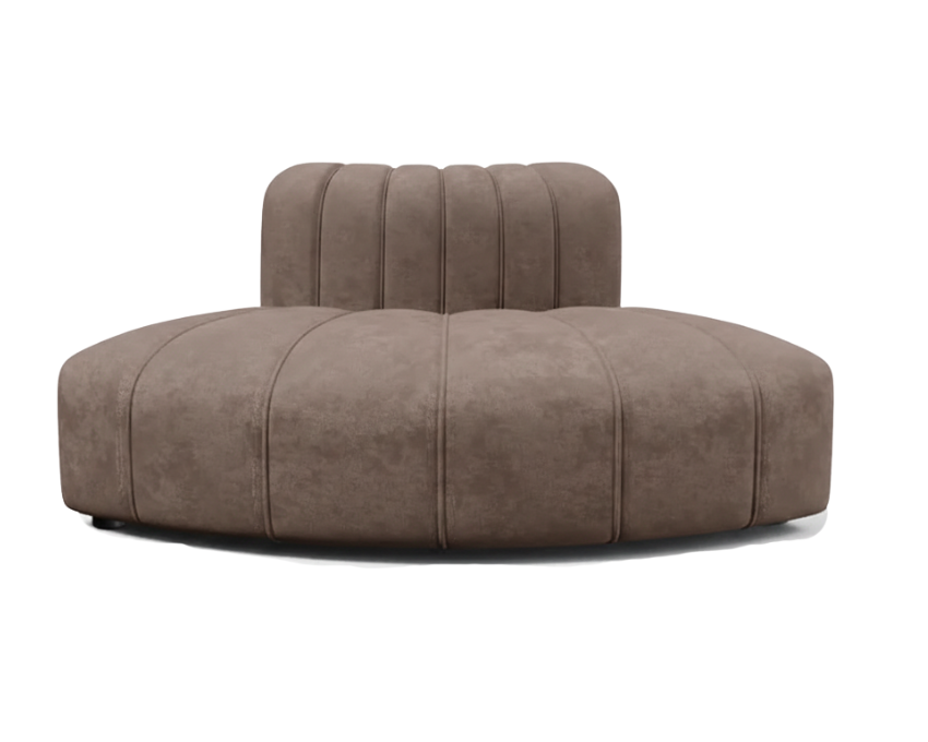 Cosmo Outer Curve 2-seater (Truffle Brown) Desert River Rentals