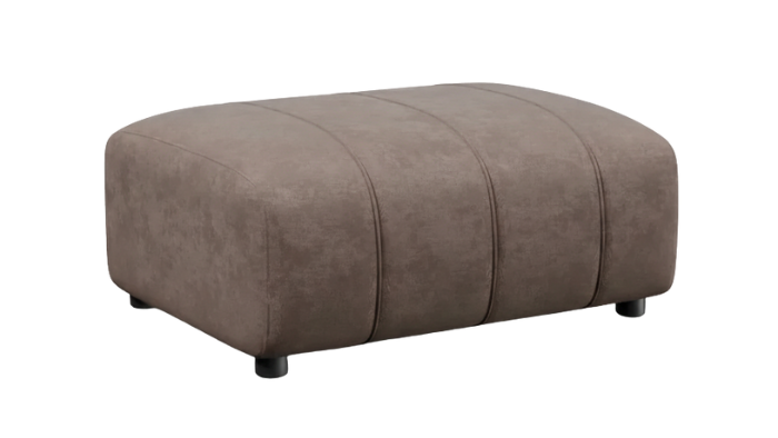 Cosmo Ottoman 1-seater (Truffle Brown) Desert River Rentals