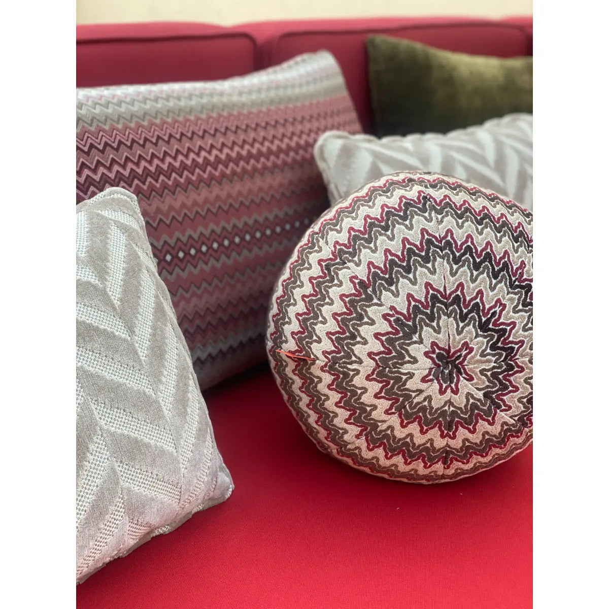 Arabica 12 seater lounge grey wood Desert River Rentals