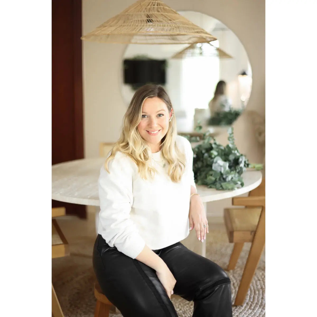 Arabica 12 seater lounge grey wood Desert River Rentals