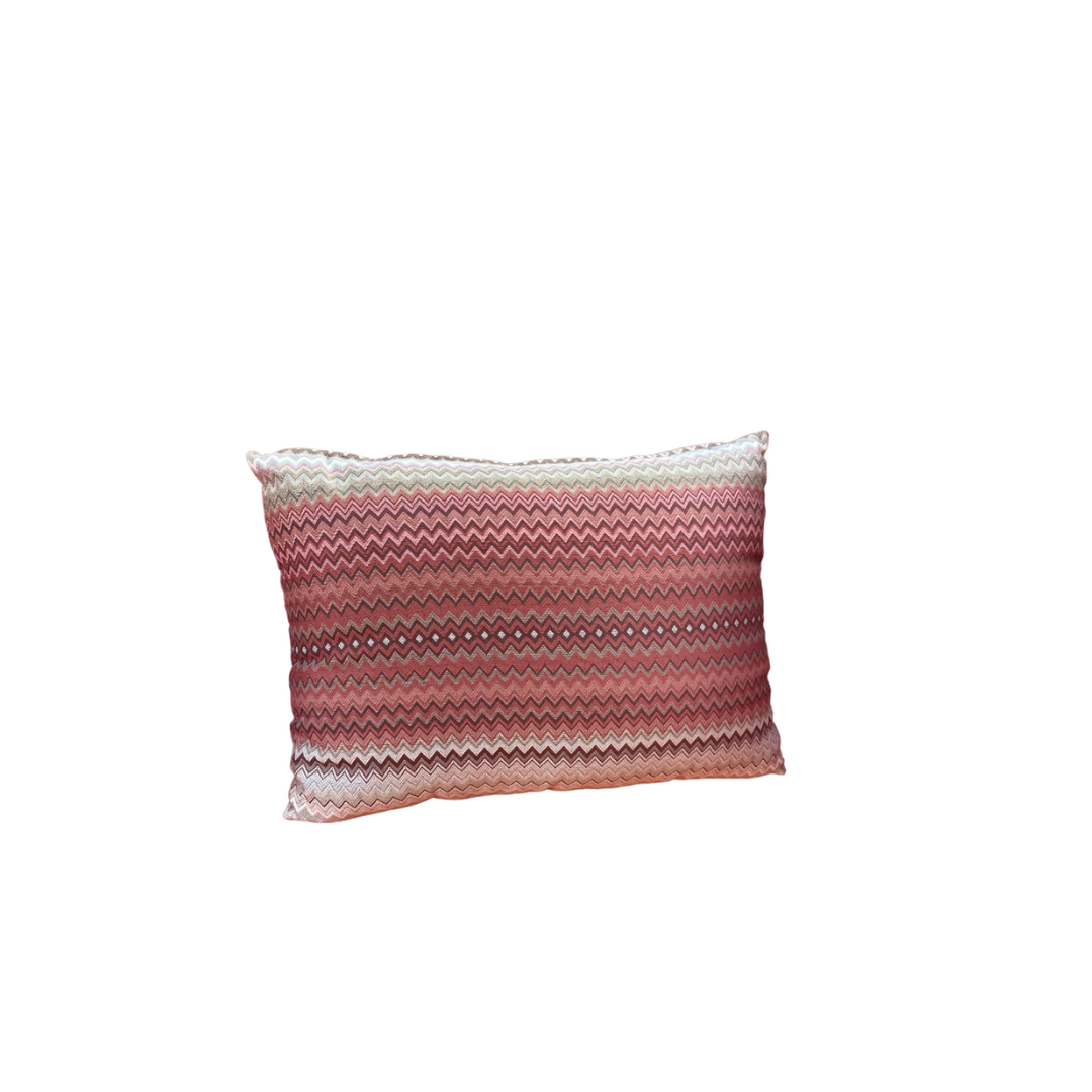 Arabica Cushion (Zigzag Print Velvet) Desert River Rentals