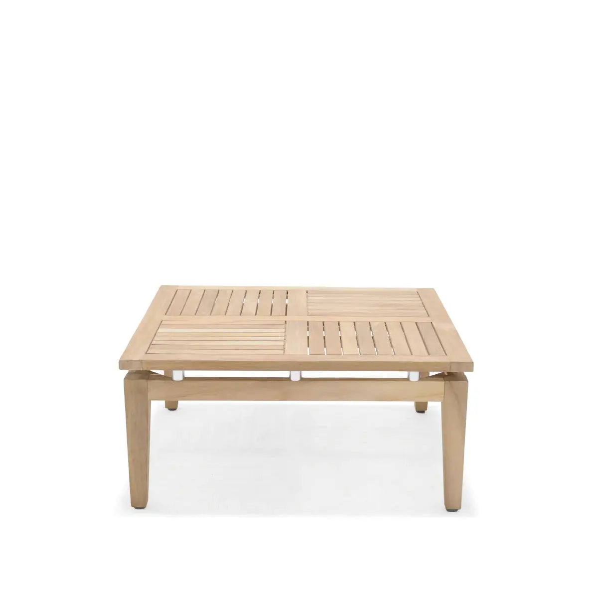 Arno teak coffee table square Desert River Rentals