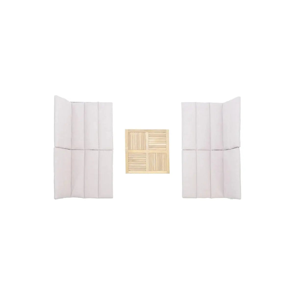 Arno teak coffee table square Desert River Rentals