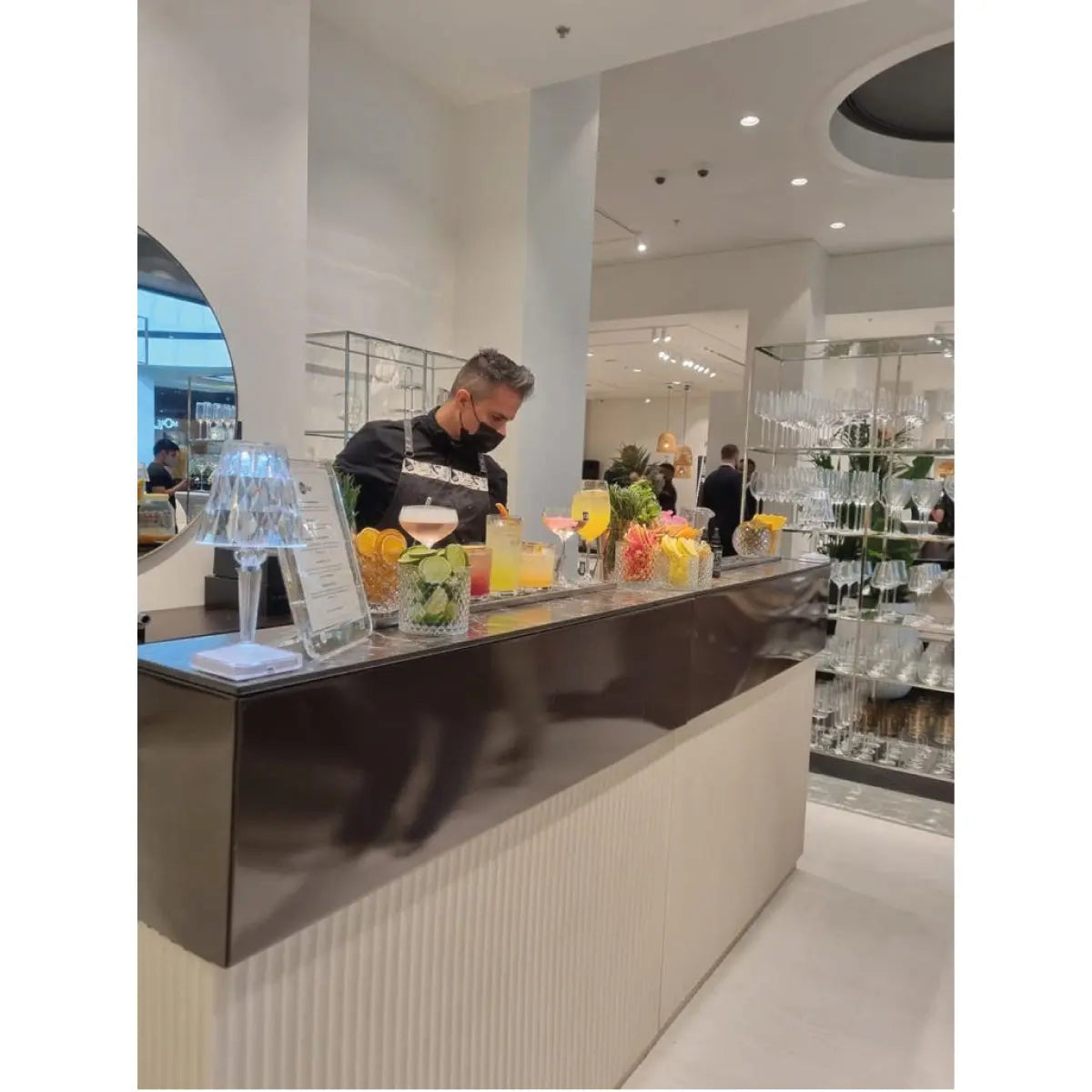 Bauhaus straight lit bar Desert River Rentals