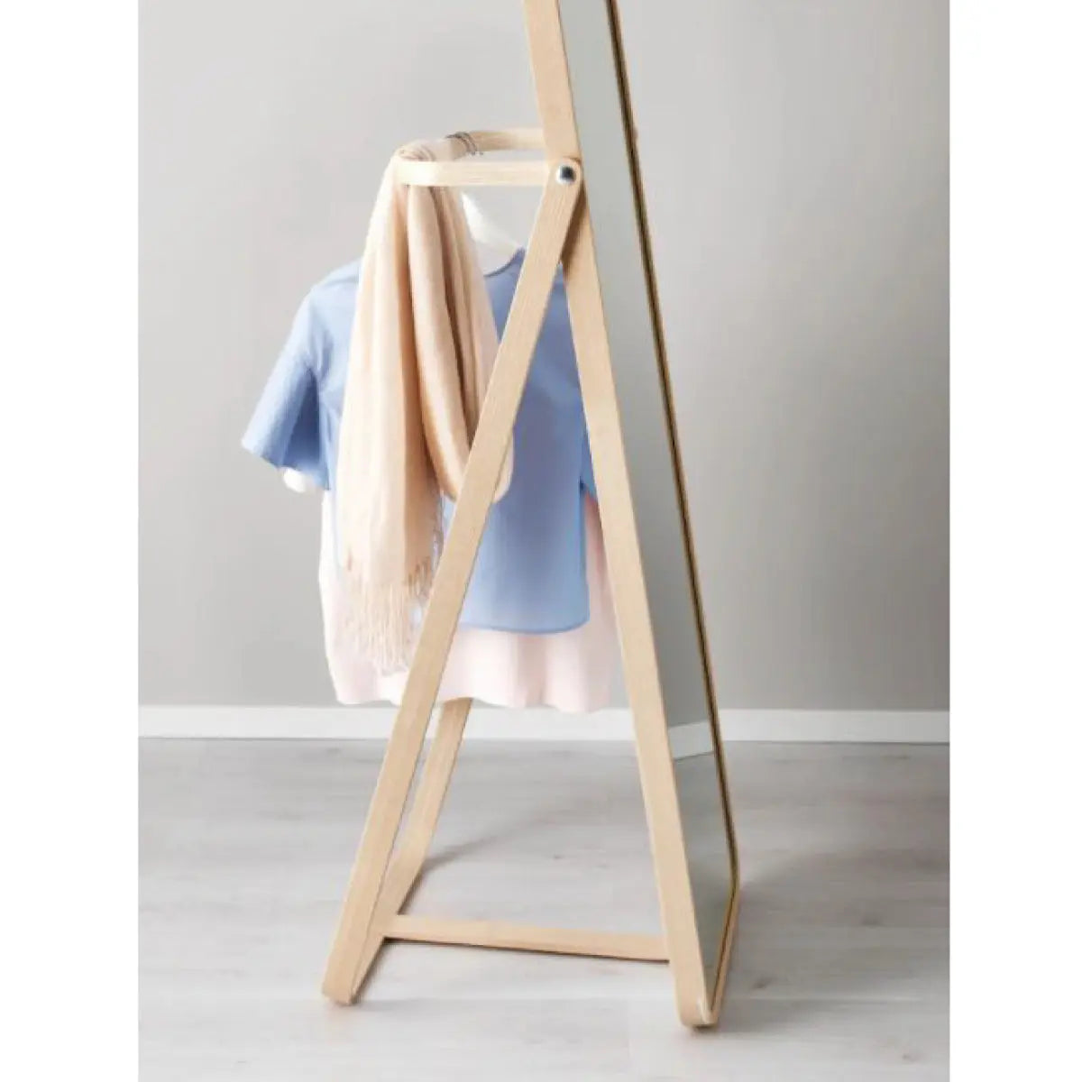 Blinq floor mirror with stand Desert River Rentals