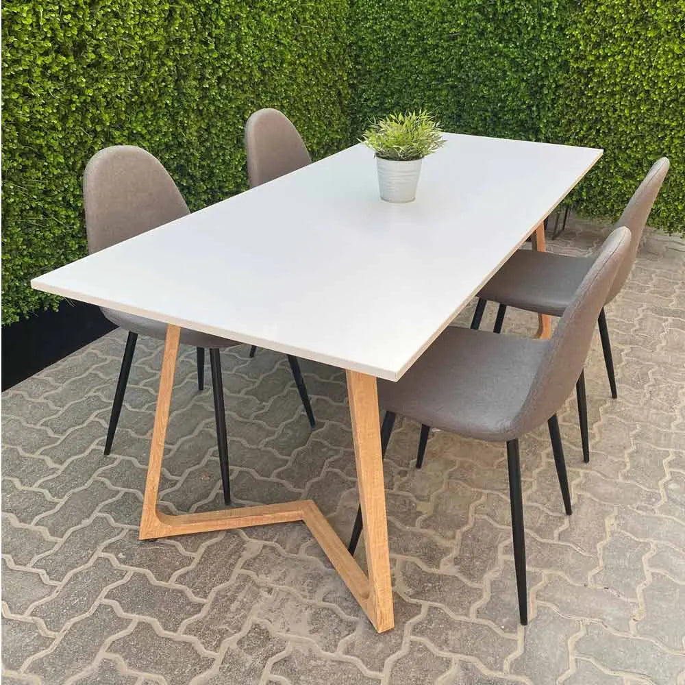 Brooklyn grey dining chair Desert River Rentals