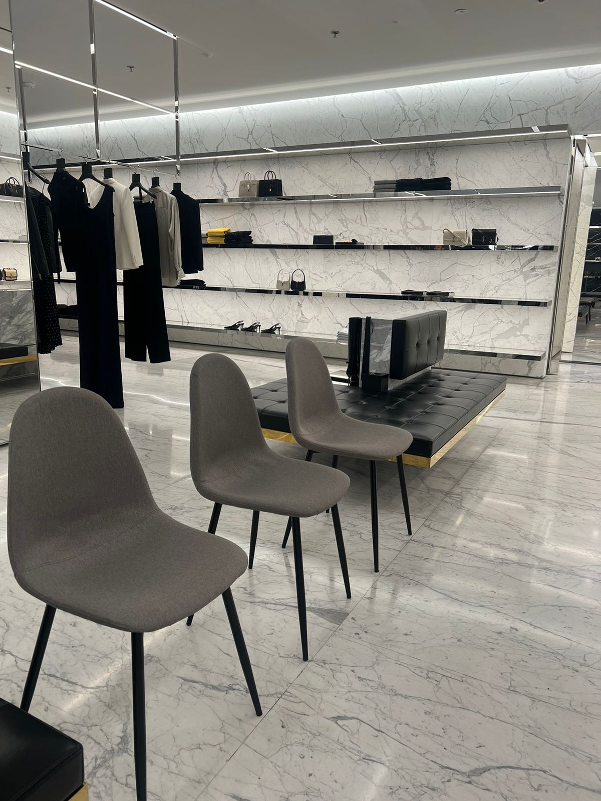 Brooklyn Chair (Grey) Desert River Rentals