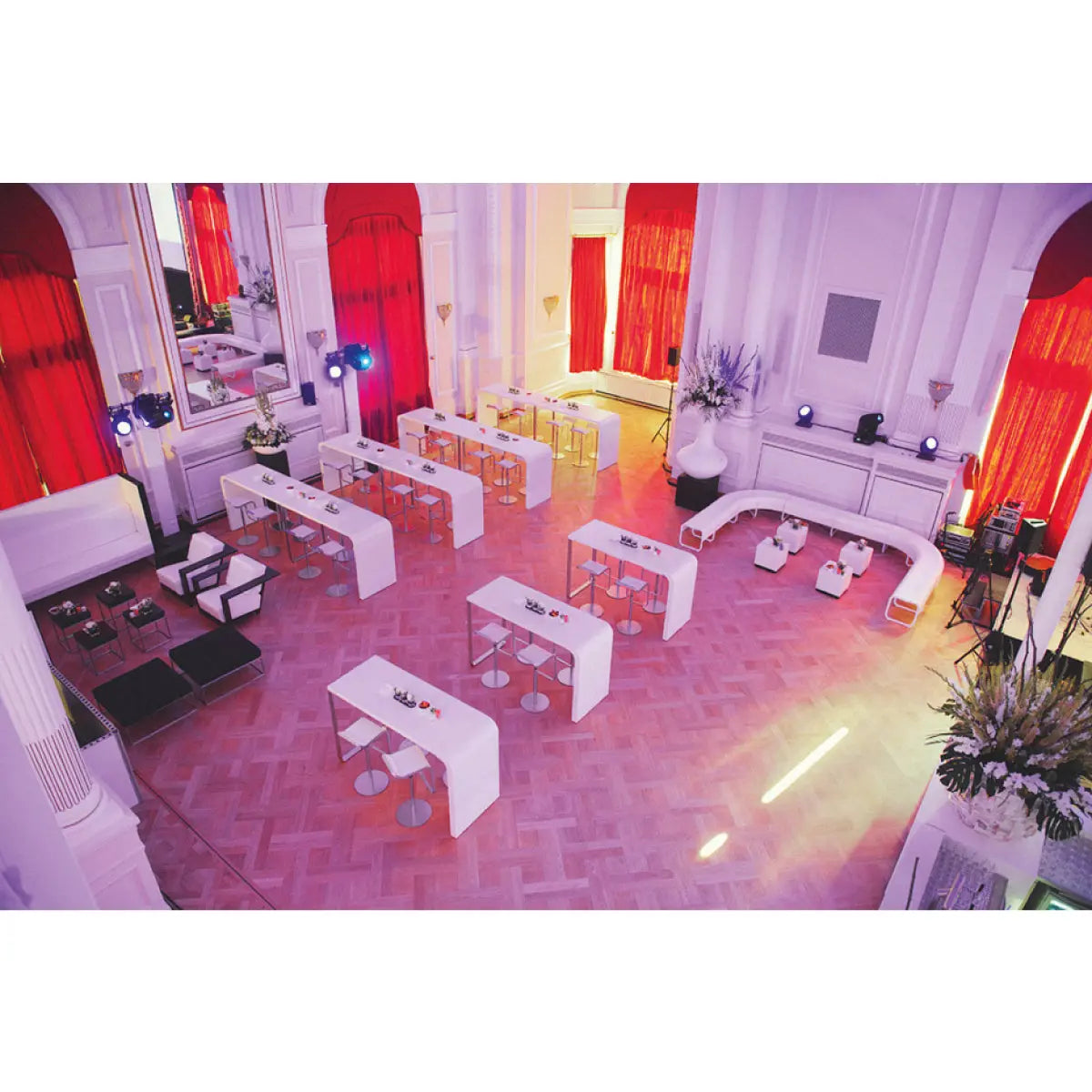 Brunch high double table Desert River Rentals