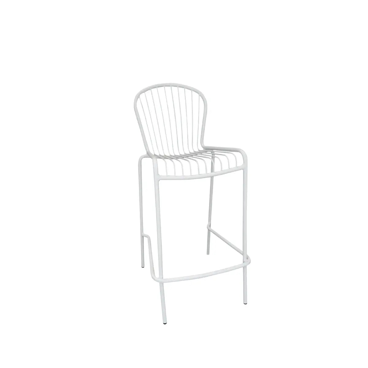 Corset bar stool white Desert River Rentals