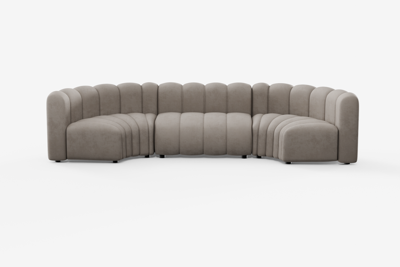 Cosmo Concave Small 3-seater, Truffle Brown Desert River Rentals