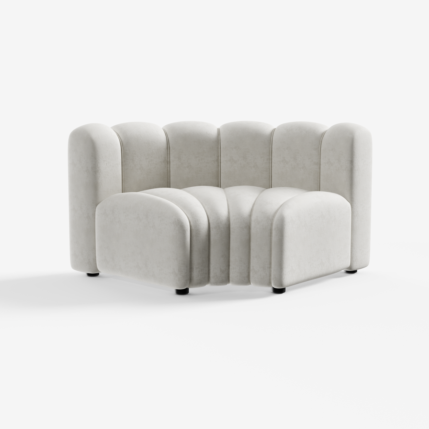 Cosmo 1-seater, inner curve. Vanilla White Desert River Rentals