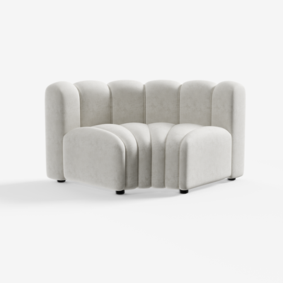 Cosmo 1-seater, inner curve. Vanilla White Desert River Rentals