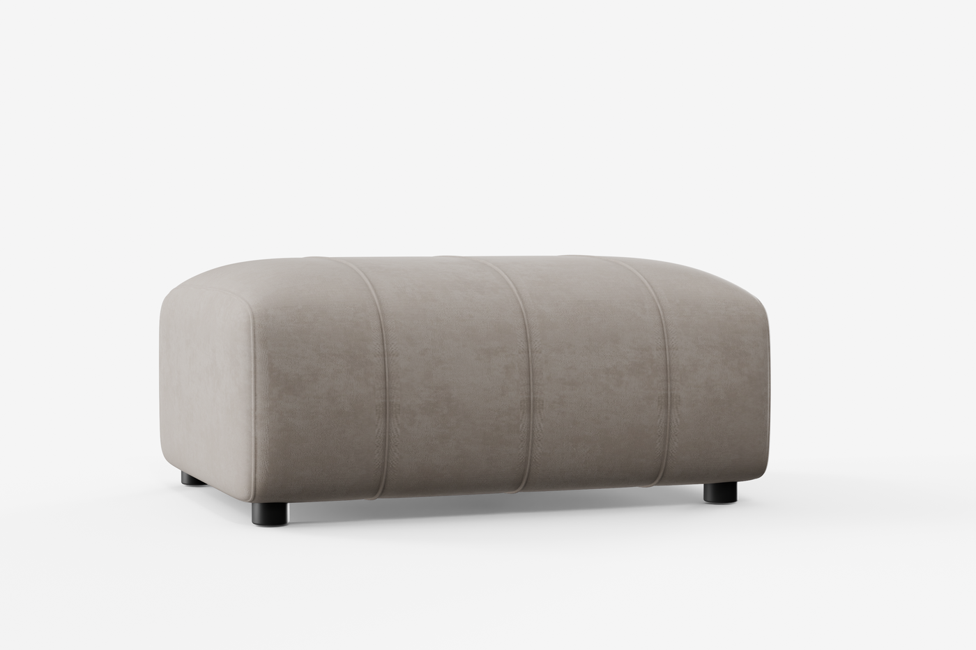 Cosmo Ottoman 1-seater, Truffle Brown