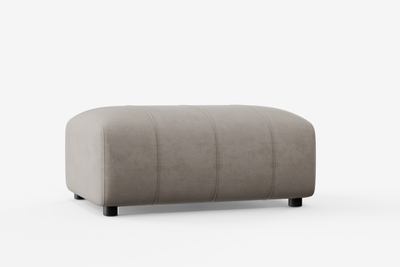 Cosmo Ottoman 1-seater, Truffle Brown