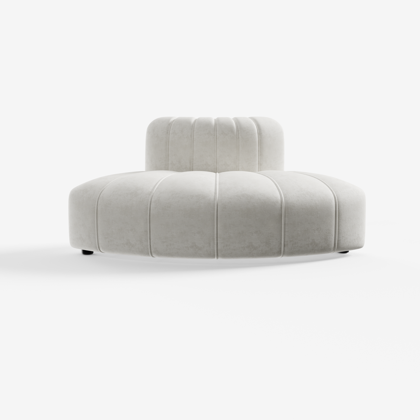 Cosmo Outer Curve 2-seater, Vanilla White