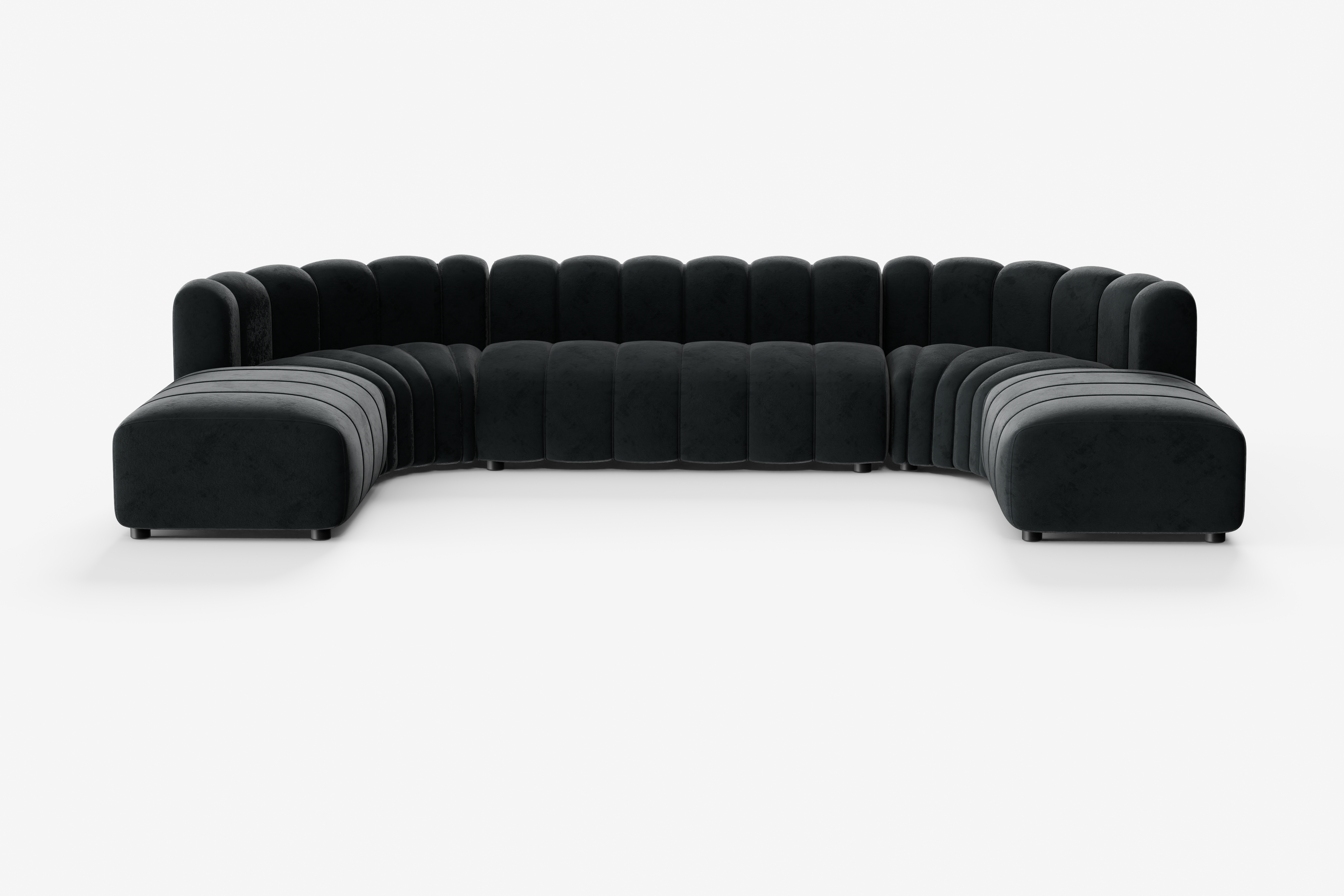 Cosmo Concave Large Open-Ended 7-seater (Beluga Black) Desert River Rentals