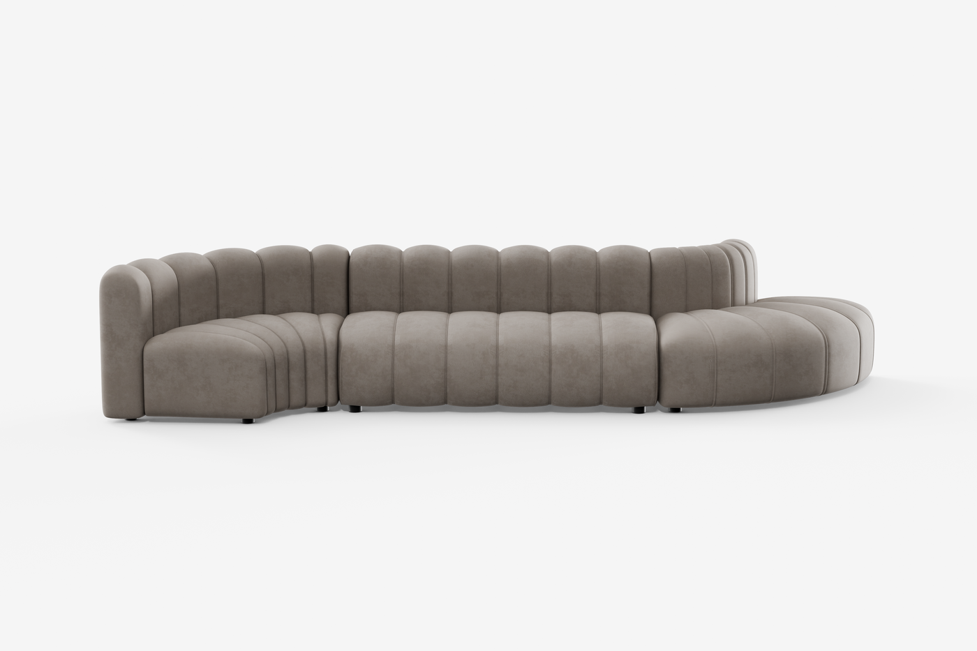 Cosmo inner curve 1-seater, Truffle Brown Desert River Rentals