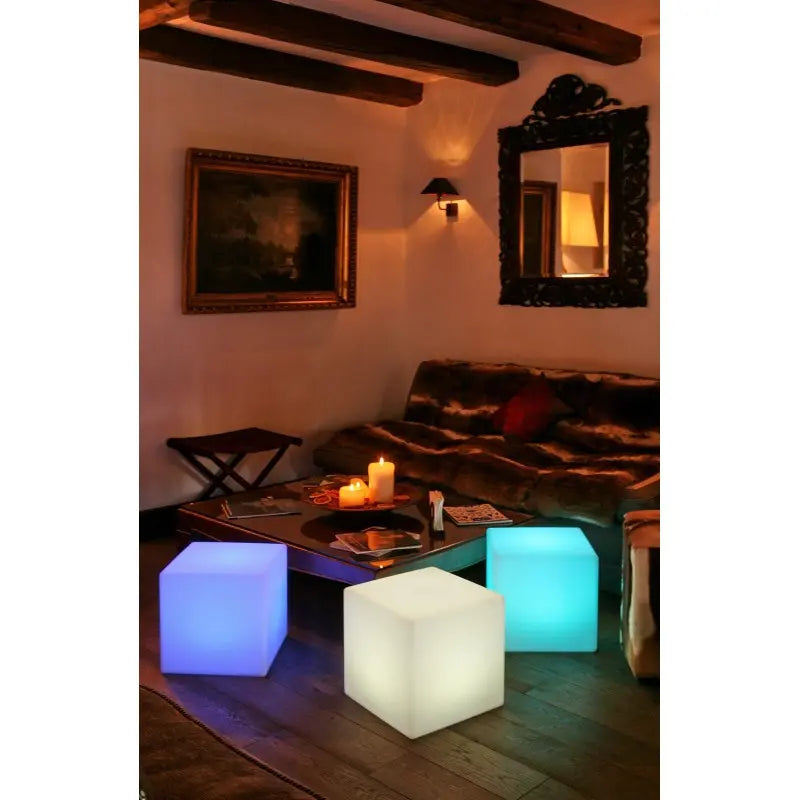 Cube, cordless lamp Desert River Rentals