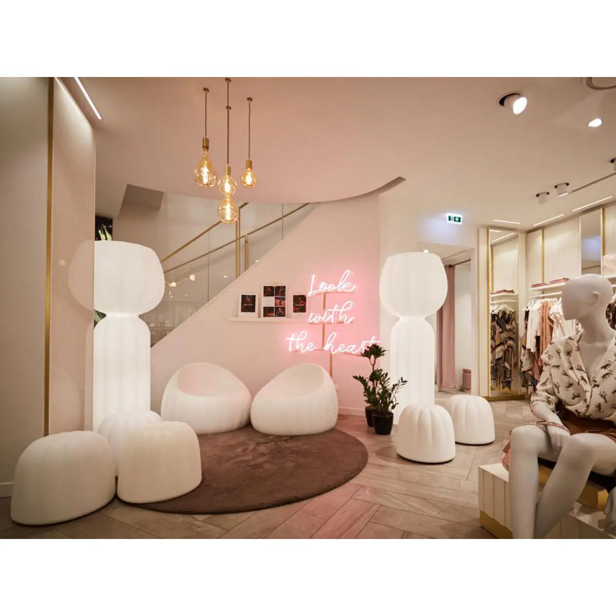 Cucun floor lamp Desert River Rentals