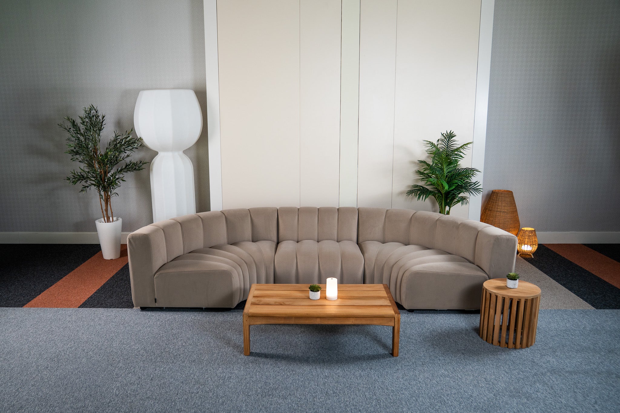 Cosmo Straight 1-seater (Nutmeg Beige) Desert River Rentals