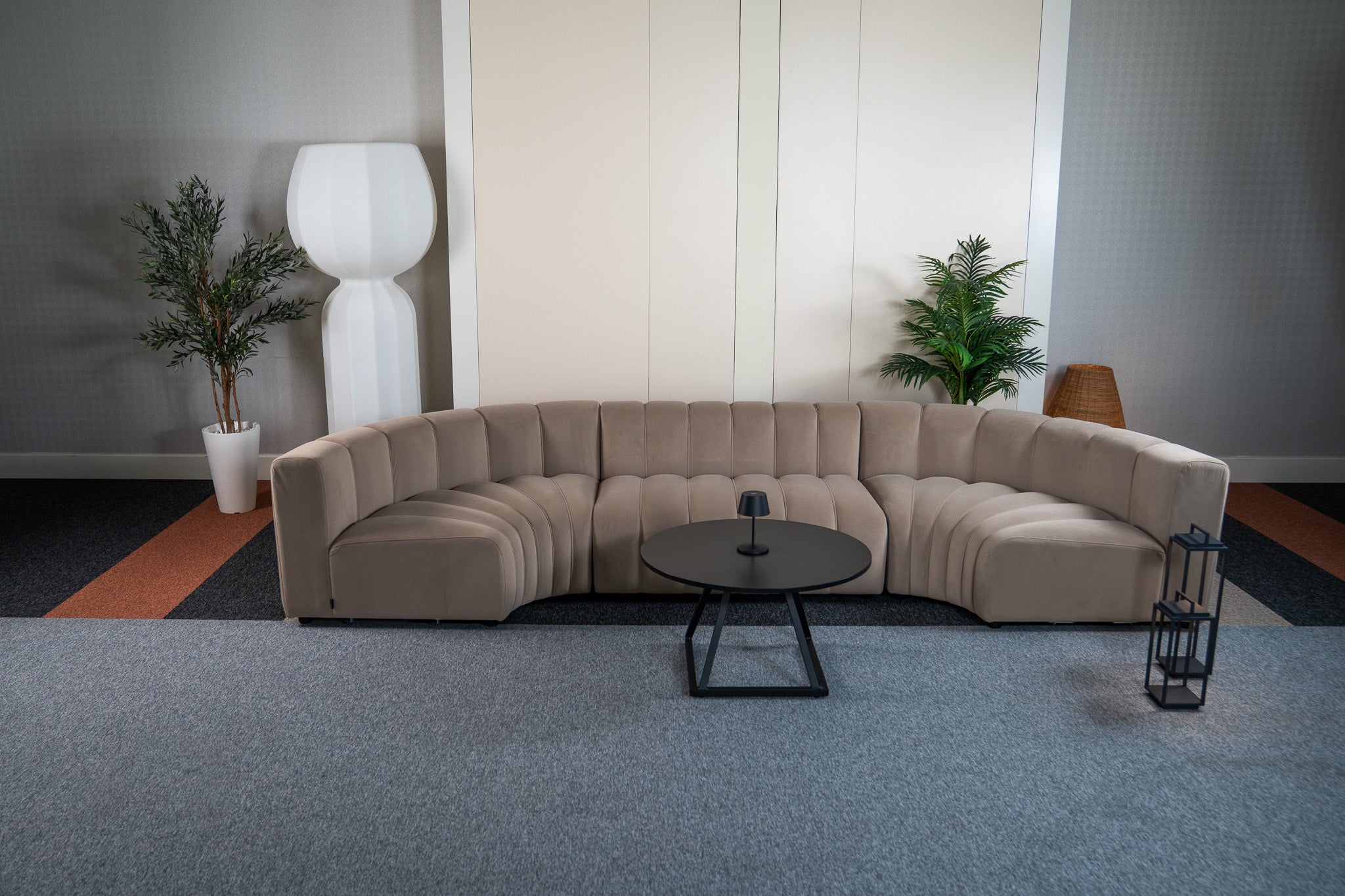 Cosmo Concave Medium 5-seater (Nutmeg Beige) Desert River Rentals