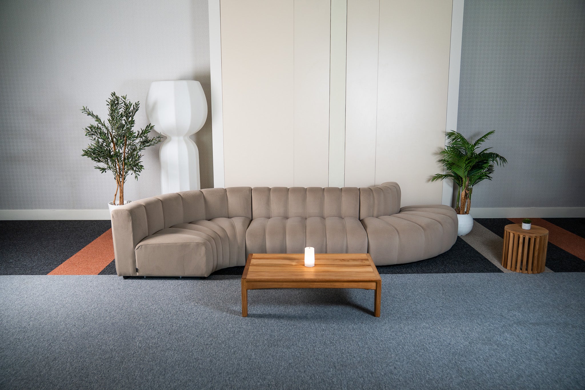 Cosmo Straight 2-seater (Nutmeg Beige) Desert River Rentals