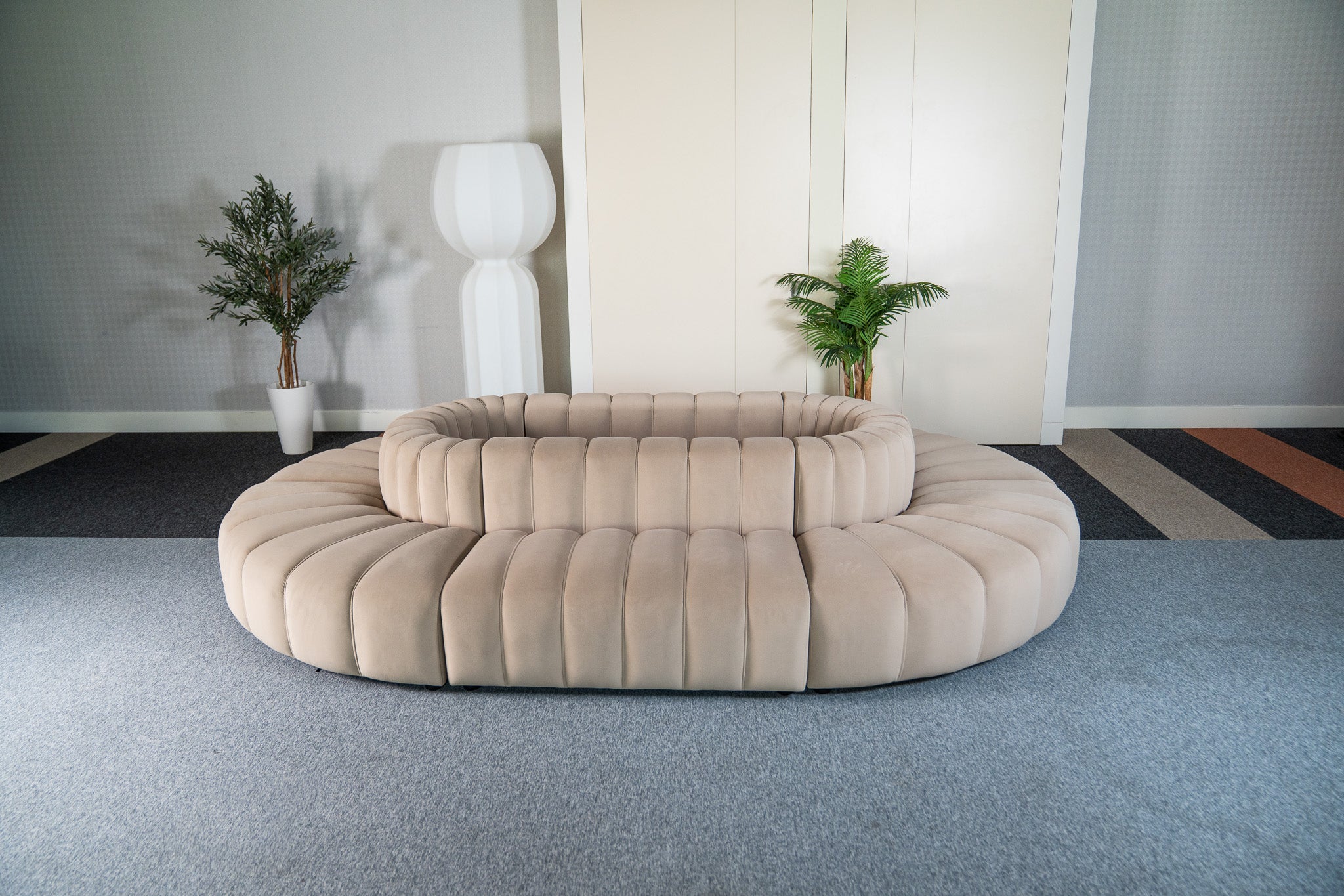 Cosmo Oval 12-seater (Nutmeg Beige) Desert River Rentals