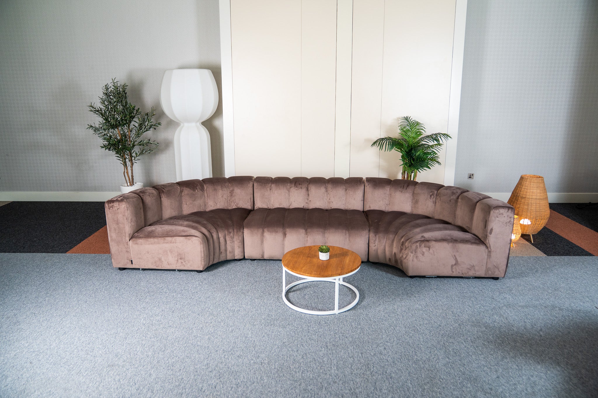 Cosmo Straight 2-seater (Truffle Brown) Desert River Rentals