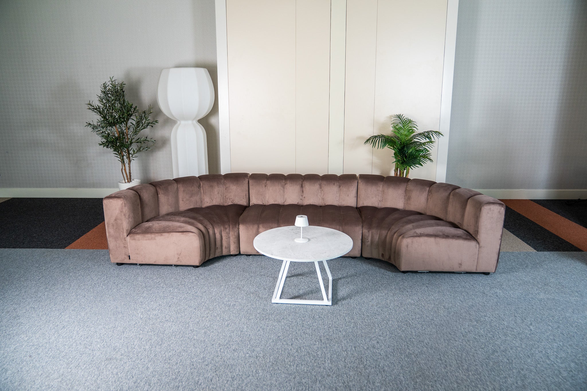 Cosmo Concave Medium 5-seater (Truffle Brown) Desert River Rentals