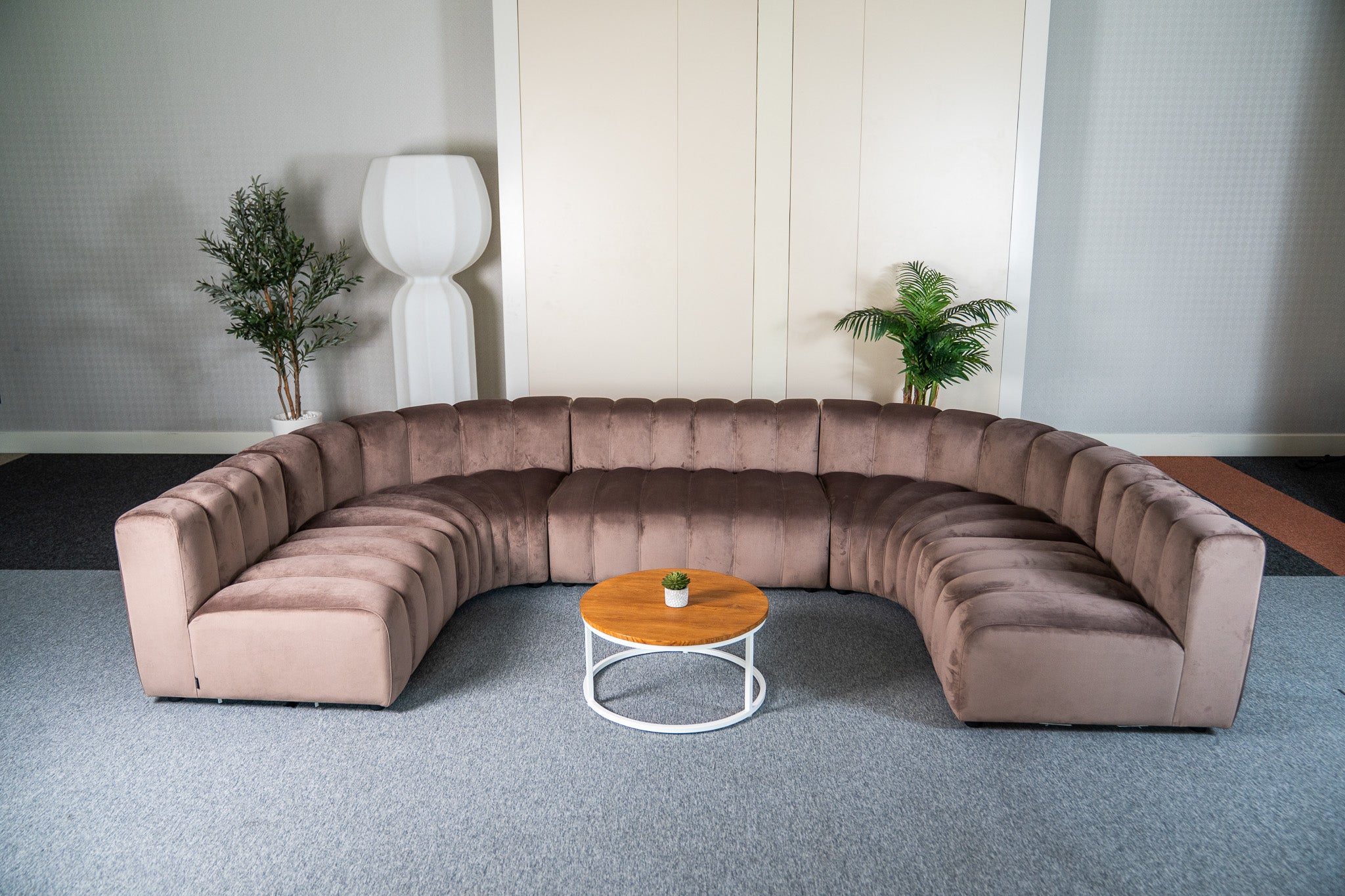 Cosmo Concave Large 7-seater (Truffle Brown) Desert River Rentals