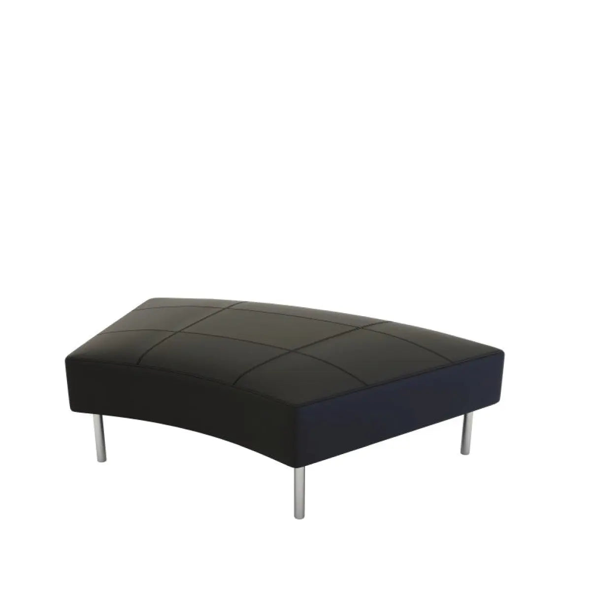 Endless 2 seater curved ottoman black Desert River Rentals