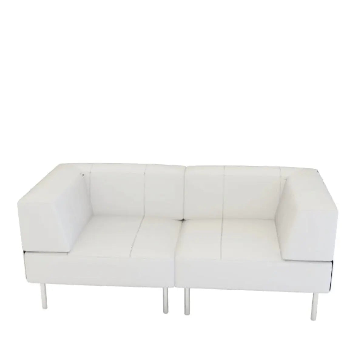 Endless 2 seater square sofa with arms Desert River Rentals