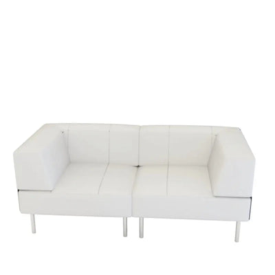 Endless 2 seater square sofa with arms Desert River Rentals