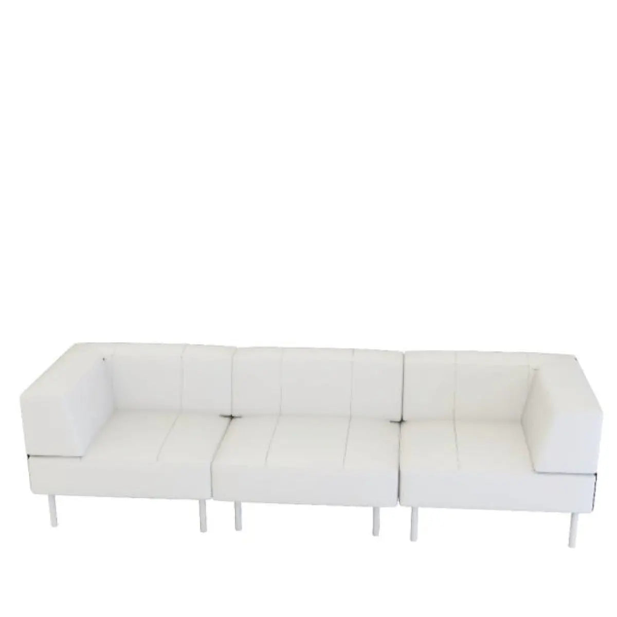 Endless 4 seater square sofa with arms Desert River Rentals