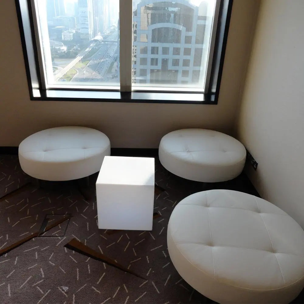 Endless round ottoman Desert River Rentals