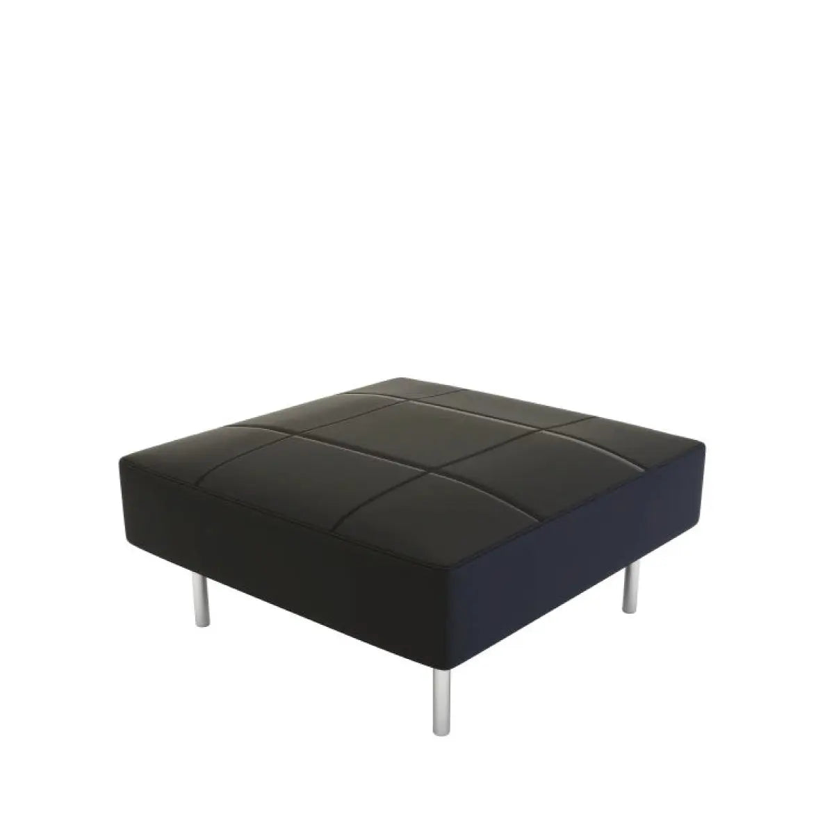 Endless square ottoman black Desert River Rentals