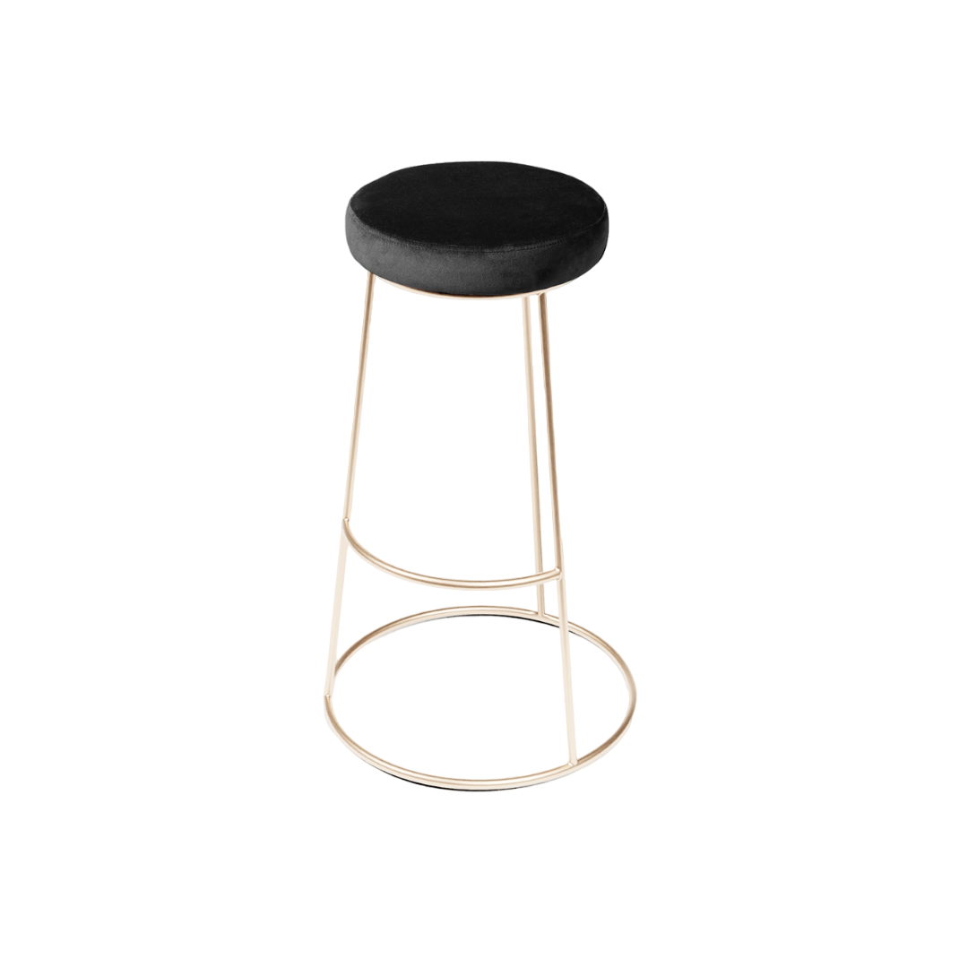 Felicia Bar Stool Black Desert River Rentals