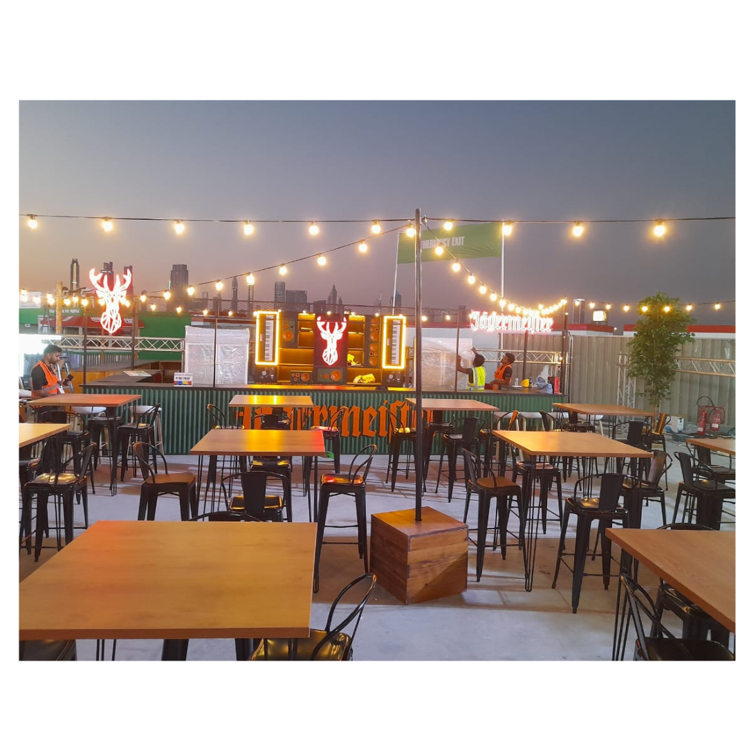 Festival lights pole Desert River Rentals