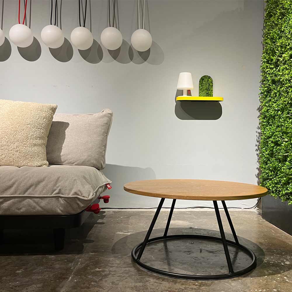 Geo Coffee Table Natural Round Desert River Rentals