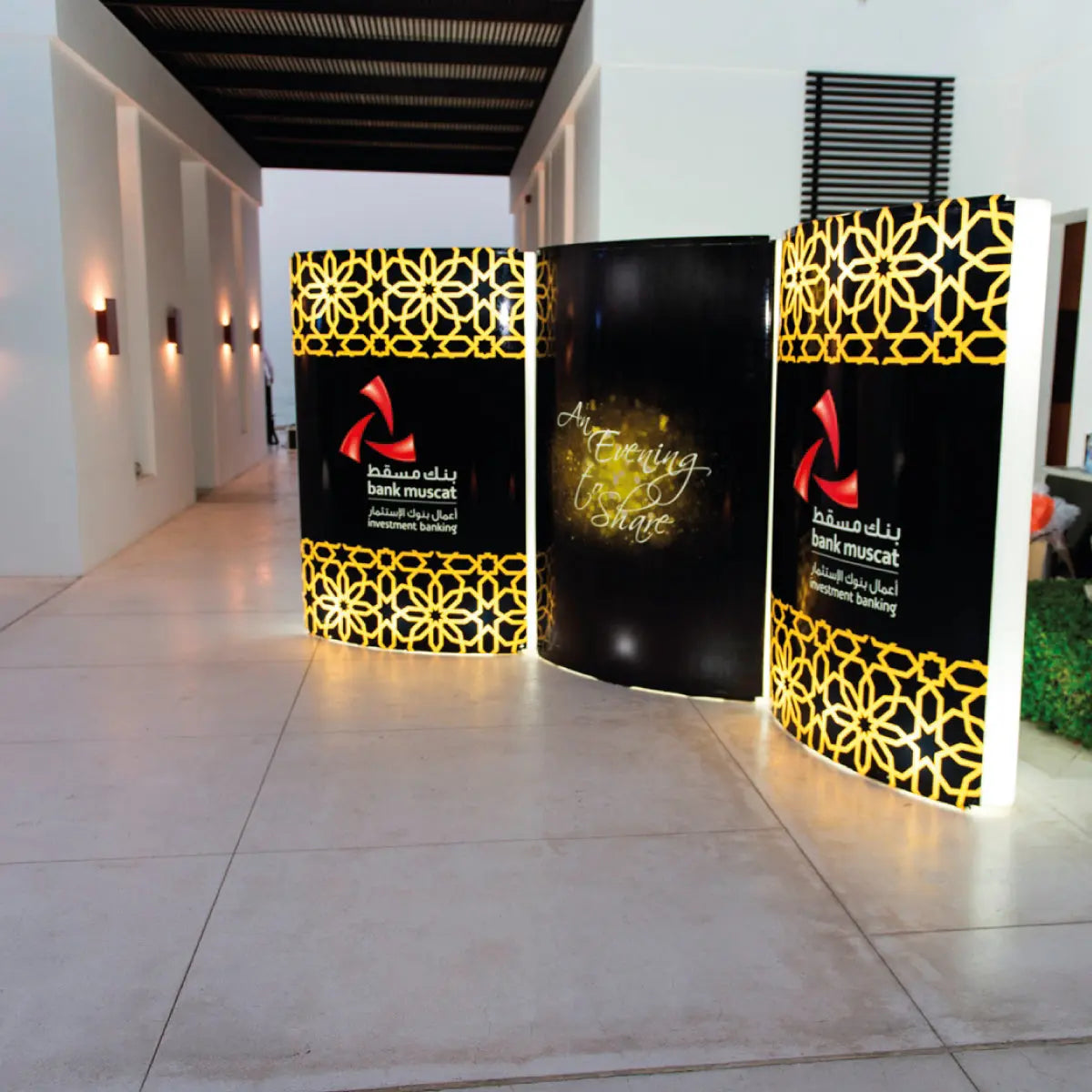 Gio wind lit space divider Desert River Rentals