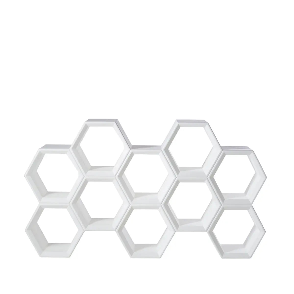 Hexa bar backdrop/space divider white Desert River Rentals