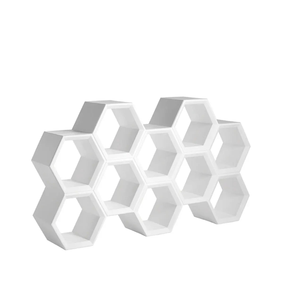 Hexa bar backdrop/space divider white Desert River Rentals