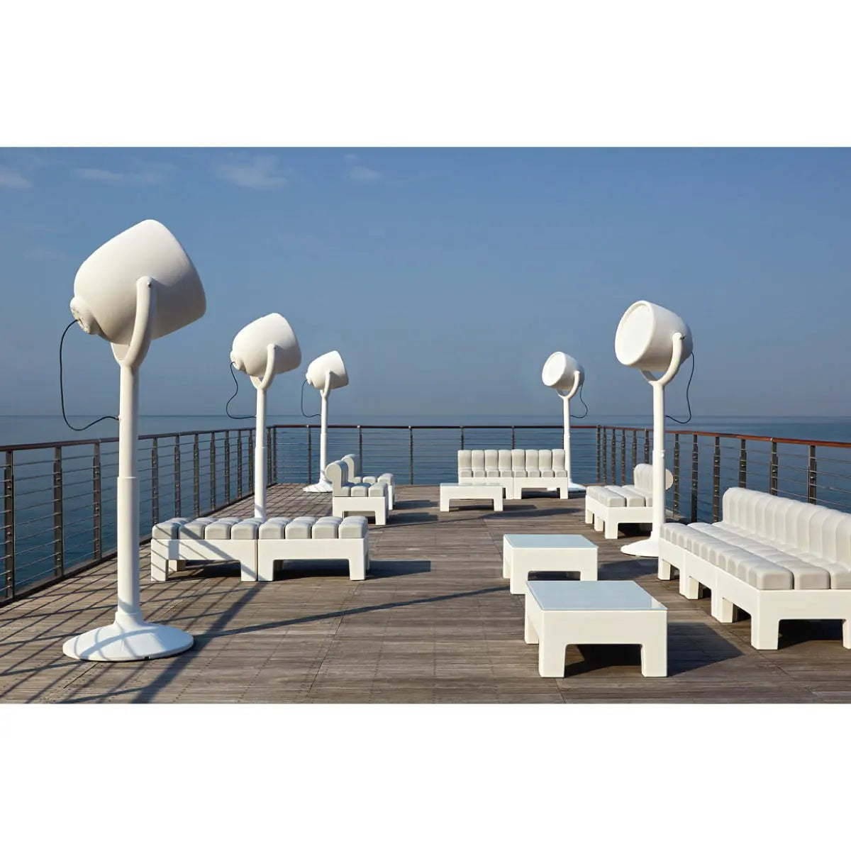 Hollywood floor lamp Desert River Rentals