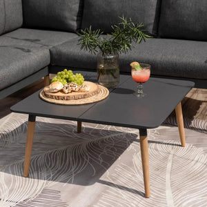 Ipanema coffee table square | Outdoor furniture for rent in Dubai