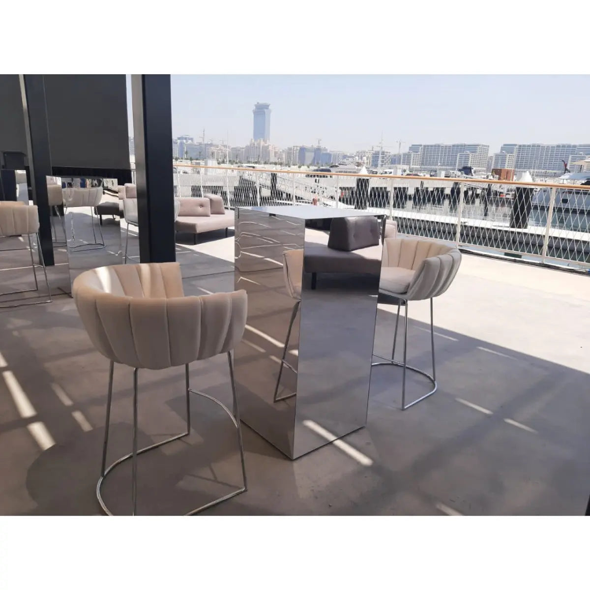 Jinx bar stool Desert River Rentals