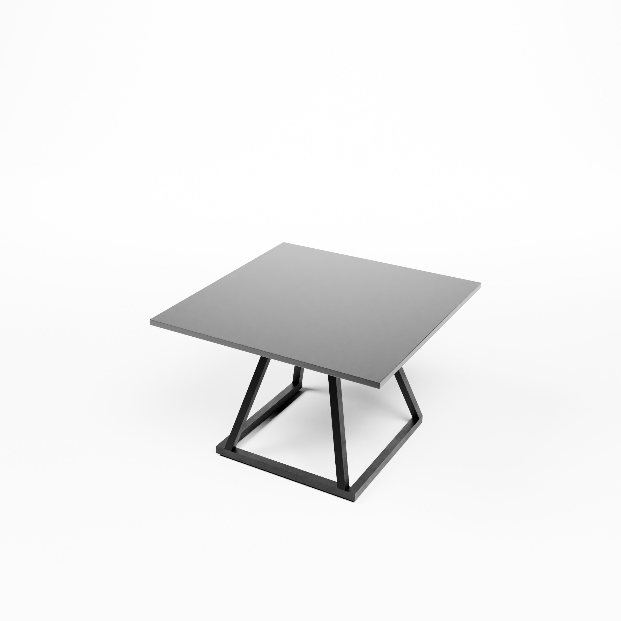 Linea Coffee Table (Black Frame with Black Top) Desert River Rentals