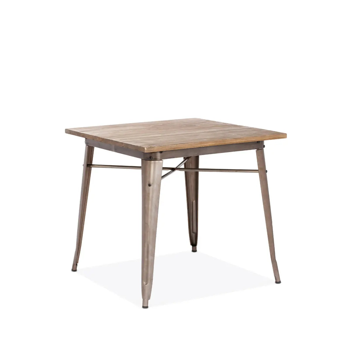 Loft 4 seater dining table gunmetal Desert River Rentals