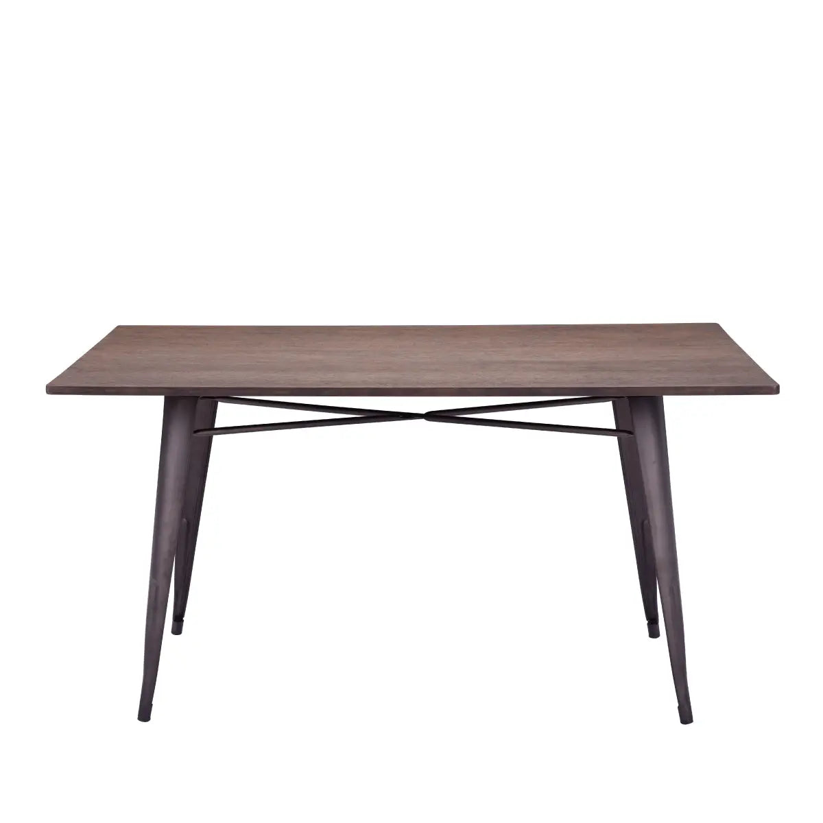 Loft 6 seater dining table black legs Desert River Rentals