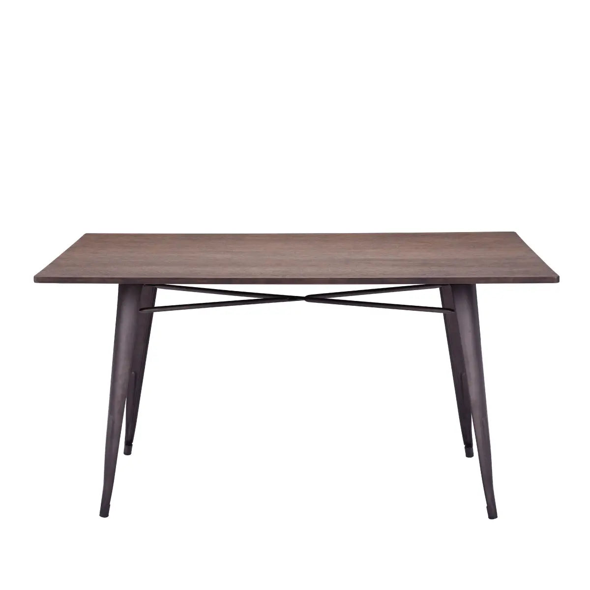 Loft 6 seater dining table gunmetal Desert River Rentals