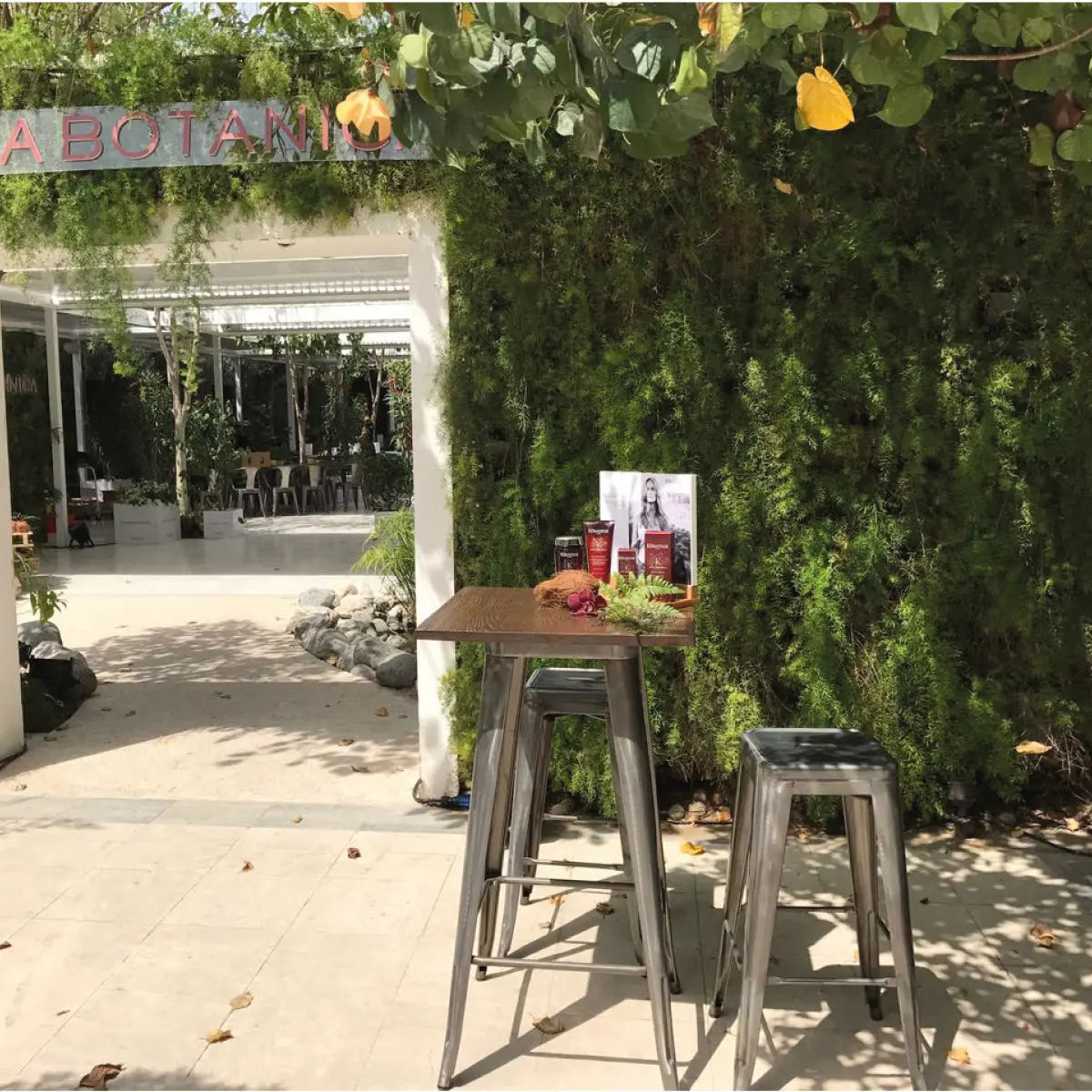 Loft cocktail table gunmetal Desert River Rentals